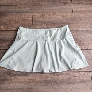 Athleta Ace High Rise Tennis Pickleball Skort 13.5” Green Sz XL